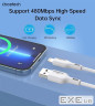 Кабель USB AM-Lightning M, 1.0 м, 2.4A, білий Choetech (XAL-0003-WH-V2)