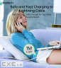 Кабель USB AM-Lightning M, 1.0 м, 2.4A, білий Choetech (XAL-0003-WH-V2)