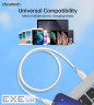 Кабель USB AM-Lightning M, 1.0 м, 2.4A, білий Choetech (XAL-0003-WH-V2)