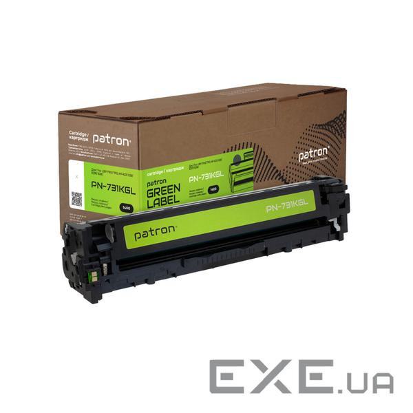 Картридж Patron Canon 731 Green Label, black (PN-731KGL)