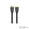 Кабель мультимедійний HDMI M to HDMI M 1.5m nylon braid black Ugreen (40409)