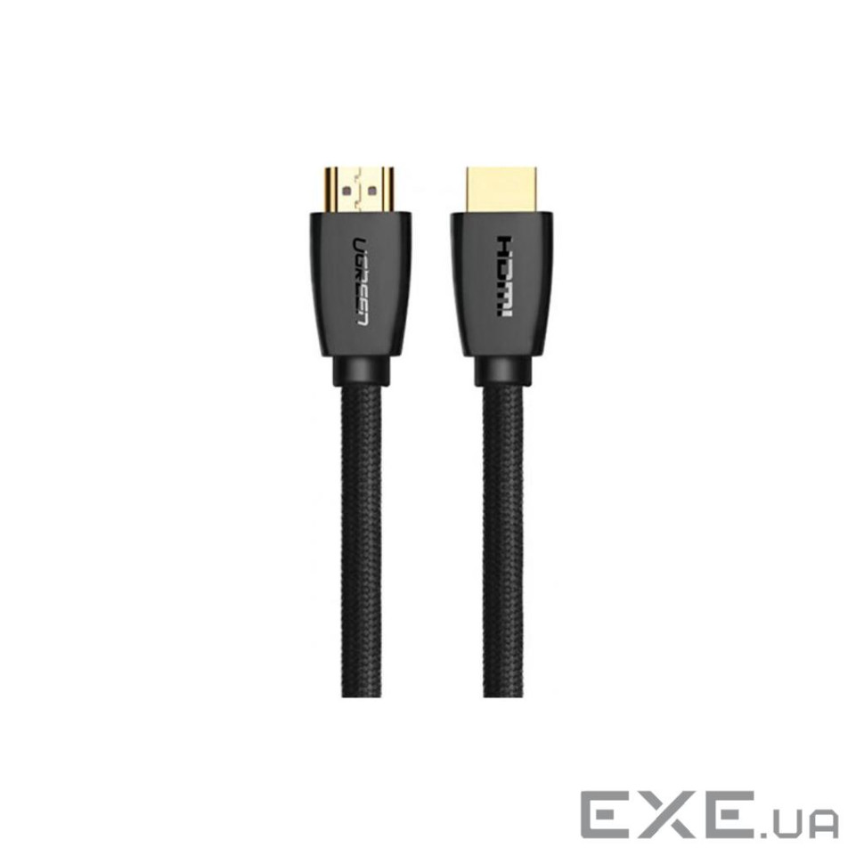 Кабель мультимедійний HDMI M to HDMI M 1.5m nylon braid black Ugreen (40409)