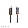 Дата кабель USB-C to USB-C 1.0m 60w black XO (NB-Q302B-CC.black)