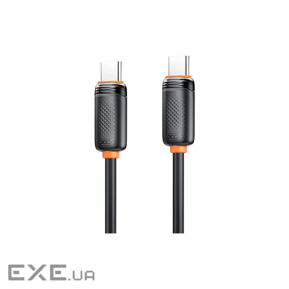 Дата кабель USB-C to USB-C 1.0m 60w black XO (NB-Q302B-CC.black)
