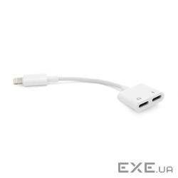 Перехідник KIN KY-160 Lighting(M) 2*Type(F), White, Box