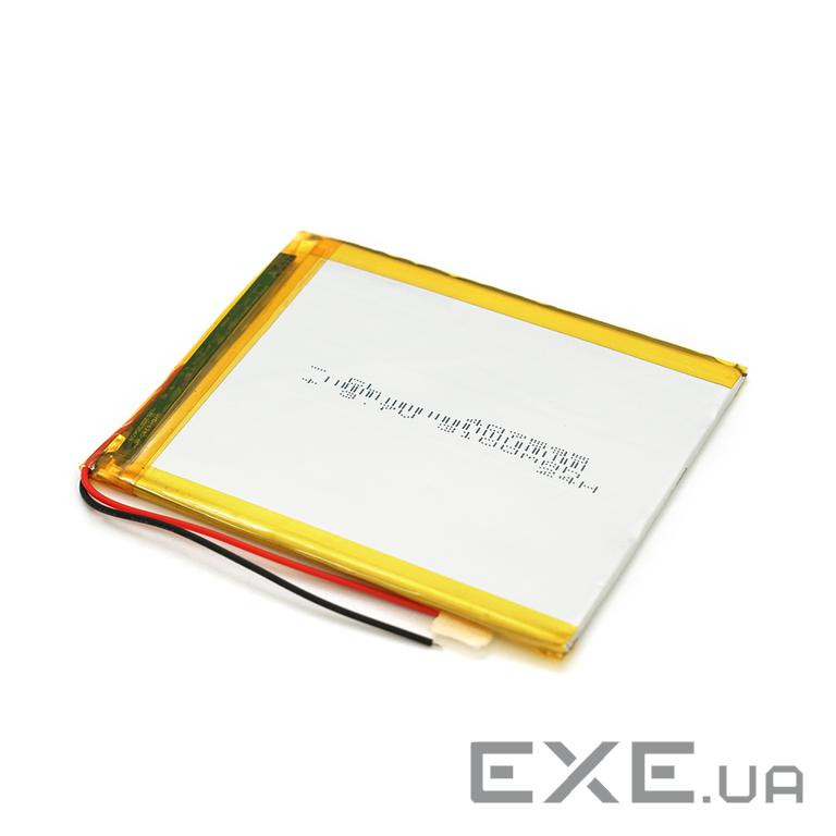 Літій-полімерний акумулятор 4*75*95mm (Li-ion 3.7В 3100мА&middot,год) (407595) ) (407595)