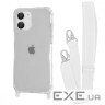 Чохол WAVE Clear Case with Strap iPhone 11 white (57006 white)