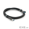 Дата кабель USB 3.0 AM/AF 1.5m black VEGGIEG (YT-3.0AM\AF-1.5BL) (YT-3.0AM\AF-1. (YT-3.0AM\AF-1.5BL)