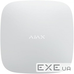 Охоронна централь Ajax Hub 2, модуль 4G, бездротовий, Jeweler, білий (000026662)
