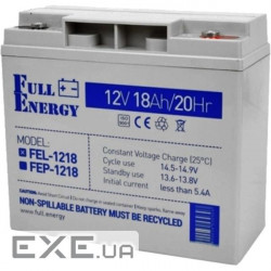 Акумуляторна батарея Full Energy FEL-1218 12V 18AH GEL