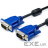 Кабель Atcom VGA to VGA HD15M/ HD15M с 2-мя фер. кольцами, 10м (9151)