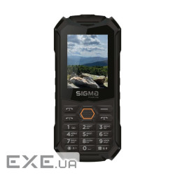 Мобільний телефон Sigma mobile X-treme PV68 Dual Sim Black/Orange (4827798738221), 2.4" (320x240) TN