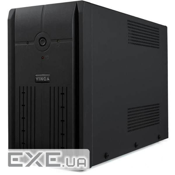 Джерело безперебійного живлення Vinga LED 650VA metal case with USB (VPE-650PRMU)