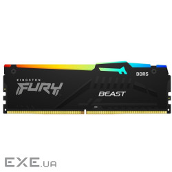 Модуль пам'яті KINGSTON FURY Beast RGB EXPO DDR5 5200MHz 32GB Black (KF552C40BB2A-32)