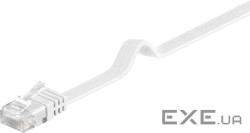 Патч-корд неекранованій RJ45 UTP5e 7.0m,patch AWG30/ 7 Flat D=1.5x6.0mm,білий (75.09.3362-10)