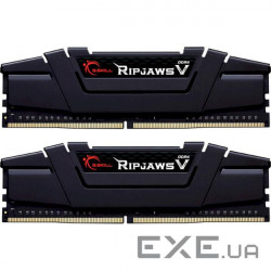 Модуль пам'яті G. SKILL Ripjaws V Classic Black DDR4 3600MHz 32GB Kit 2x16GB (F4-3600C18D-32GVK)