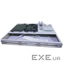 Патч-панель Crosver оптическая 1U-24 с касетой (FOB 19/1-332/32-1-24)