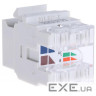 Модуль Keystone 1xRJ45, UTP, C at 5е, белый KSJ-00032-02