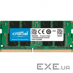 Модуль пам'яті CRUCIAL SO-DIMM DDR4 3200MHz 8GB (CT8G4SFRA32A)