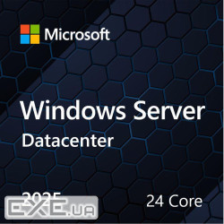 Примірник ПЗ Microsoft Windows Server 2025 Datacenter 24 Core англ, ОЕМ на DVD носії (EP2-25167)