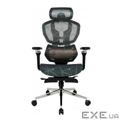 Крісло ігрове GT Racer X-7002 Black/Black/Green (X-7002 Black/Black/Green (Massage))