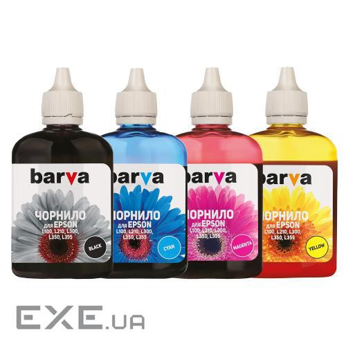 Чорнило Barva Epson 664, 4х90г B/C/M/Y (E-L100-090-MP)