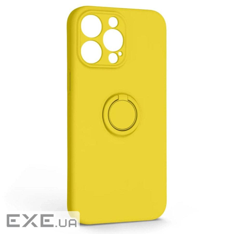 Чохол до мобільного телефона Armorstandart Icon Ring Apple iPhone 14 Pro Max Yellow (ARM68722)