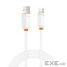 Дата кабель USB 2.0 AM to USB-C 1.0m 3A white XO (XO-CB-300UC-WH)