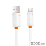 Дата кабель USB 2.0 AM to USB-C 1.0m 3A white XO (XO-CB-300UC-WH)