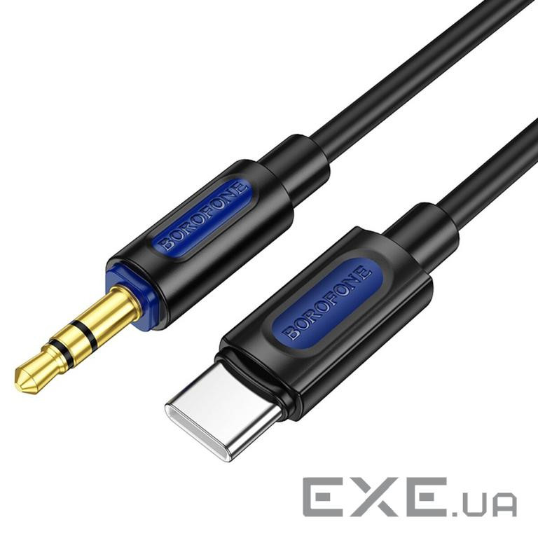 Аудіокабель BOROFONE BL20 True sound silicone digital audio conversion cable Type-C (6941991114410)