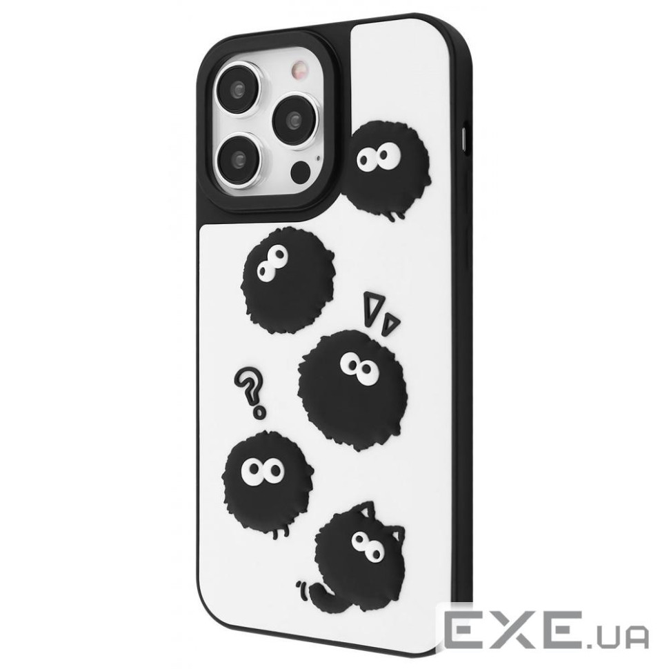 Чехол WAVE Doodle Case iPhone 14 Pro Max black fluffy (63526 black fluffy)