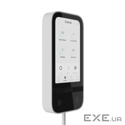Дротова сенсорна клавіатура Ajax Superior KeyPad TouchScreen Fibra white