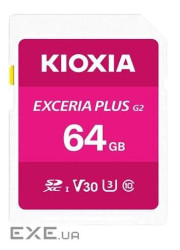KIOXIA SD-Card Exceria Plus 64GB Gen 2. (LNPL2M064GG4)
