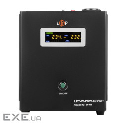 Джерело безперебійного живлення LogicPower LPY-W - PSW-800VA+, 5А/10А (4143)