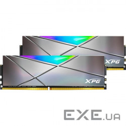 Модуль пам'яті ADATA XPG Spectrix D50 RGB Tungsten Gray DDR4 4133MHz Kit 2x8GB (AX4U41338G19J-DGM50X)