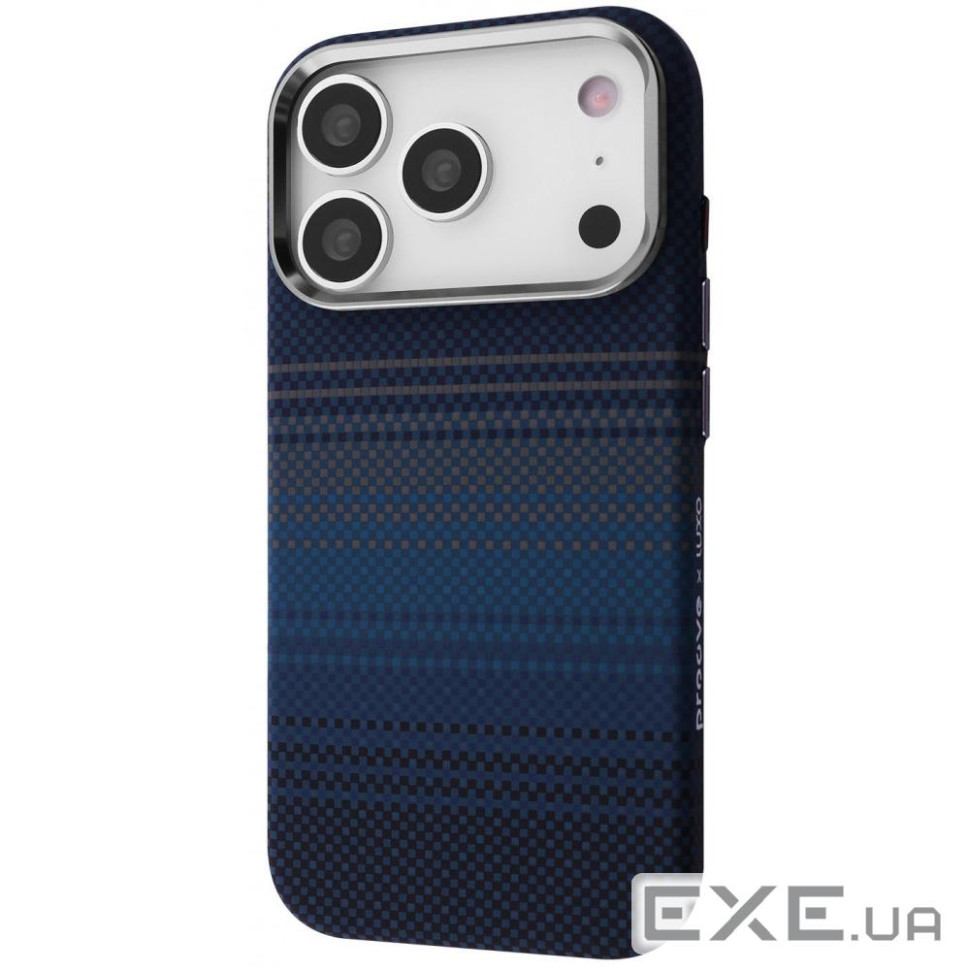 Чехол Gleam Case with Magnetic Ring iPhone 17 Pro blue stripes (65182 blue stripes)
