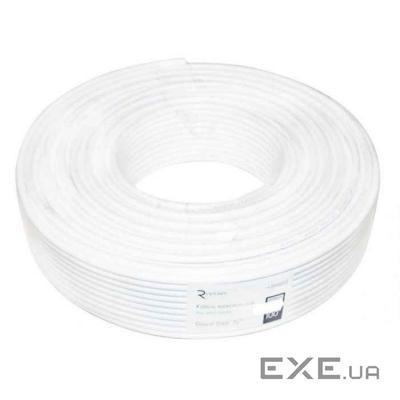 Кабель телевізійний Ritar 1,02 мм.CCS, 112x0.12m CCA экран, 75 Ом, 305м (RT-W305-F690BV)