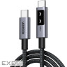 Дата кабель USB-C to USB-C 2.0m PD 100W L509 black Ugreen (35512)
