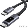 Дата кабель USB-C to USB-C 2.0m PD 100W L509 black Ugreen (35512)