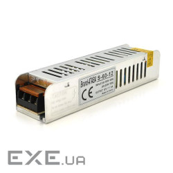 Імпульсний блок живлення YOSO 12В-13.6В 5А (60Вт) S-60-12 перфорований Q120 (115*82*43) 0,2 кг (113* (113*