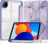 Чохол до планшета BeCover Soft Edge TPU Xiaomi Redmi Pad SE 8.7" Purple Marble (712577)