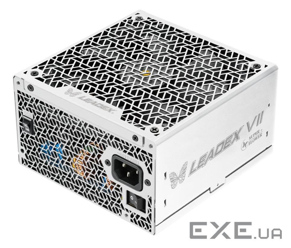 Блок живлення ATX3.1 850W LEADEX VII GOLD (SF-850F14XG) WHITE SUPER FLOWER (SF-850F14XG WHITE)