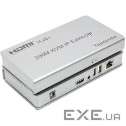Подовжувач HDMI по кручений парі POWERPLANT HDMI Silver (CA912940)