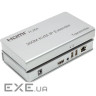Подовжувач HDMI по кручений парі POWERPLANT HDMI Silver (CA912940)
