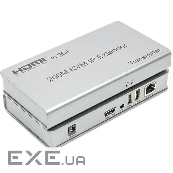 Подовжувач HDMI по кручений парі POWERPLANT HDMI Silver (CA912940)