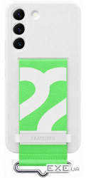 Чохол Samsung Silicone with Strap Cover для смартфона Galaxy S22+ (S906) White (EF-GS906TWEGRU)