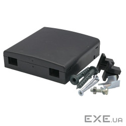 Абонентська розетка FTTH, для 2xSC simplex/ LC duplex, з кріпленням для 3мм патчкорду, (SN-FOR-02-B) , (SN-FOR-02-B)