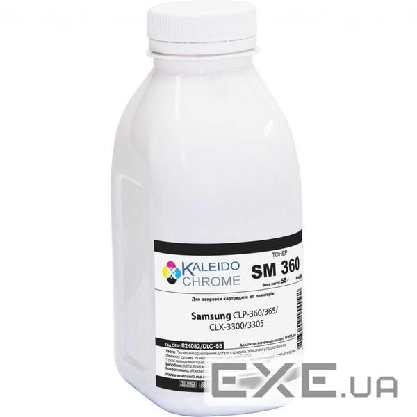 Тонер Samsung CLP-360/365/CLX-3300/3305, 55г Black Kaleidochrome (024082/DLC-55)