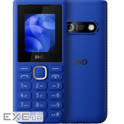 Мобильный телефон HMD 102 DS Blue, 1.77" (160х128) TFT / клавиатурный моноблок / Unisoc 6533G / ОЗУ