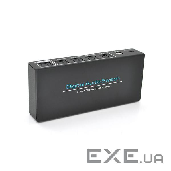 Цифровий оптичний роздільник звуку SPDIF / Toslink 1x4 (0937)